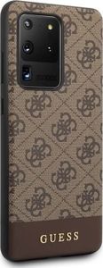 Guess Etui Guess do Samsung Galaxy S20 Ultra brązowy/brown 3
