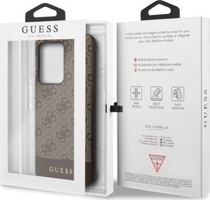 Guess Etui Guess do Samsung Galaxy S20 Ultra brązowy/brown 6
