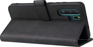Hurtel Futerał etui portfel z klapką do Huawei P30 Pro czarny 2