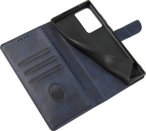 Hurtel Futerał etui portfel z klapką do Samsung Galaxy Note 20 Ultra niebieski 4