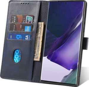 Hurtel Futerał etui portfel z klapką do Samsung Galaxy Note 20 Ultra niebieski 7