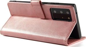 Hurtel Futerał etui portfel z klapką do Samsung Galaxy Note 20 Ultra różowy 4