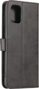 Hurtel Futerał etui portfel z klapką do Samsung Galaxy A71 czarny 3