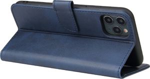 Hurtel Futerał etui portfel z klapką do iPhone 11 Pro niebieski 2