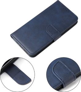 Hurtel Futerał etui portfel z klapką do iPhone XR niebieski 5