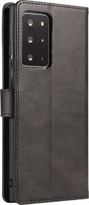 Hurtel Futerał etui portfel z klapką do Samsung Galaxy Note 20 Ultra czarny 3