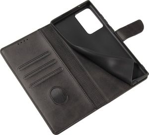 Hurtel Futerał etui portfel z klapką do Samsung Galaxy Note 20 Ultra czarny 7