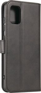 Hurtel Futerał etui portfel z klapką do Samsung Galaxy A51 5G czarny 3