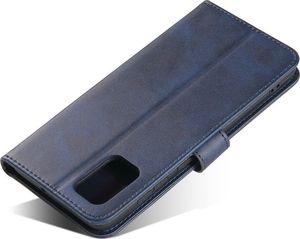 Hurtel Futerał etui portfel z klapką do Samsung Galaxy A71 niebieski 7