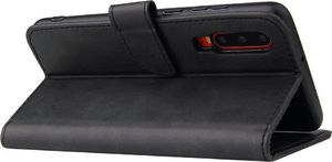 Hurtel Futerał etui portfel z klapką do Huawei P30 czarny 2