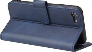 Hurtel Futerał etui portfel z klapką do iPhone SE 2020 / iPhone 8 / iPhone 7 niebieski 2