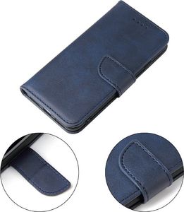 Hurtel Futerał etui portfel z klapką do iPhone SE 2020 / iPhone 8 / iPhone 7 niebieski 4