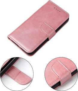 Hurtel Futerał etui portfel z klapką do iPhone SE 2020 / iPhone 8 / iPhone 7 różowy 4