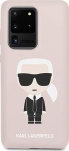Karl Lagerfeld Etui Karl Lagerfeld do Samsung Galaxy S20 Ultra jasnoróżowy/pink Silicone Iconic 5