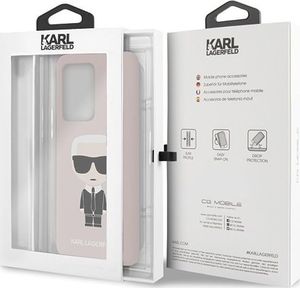 Karl Lagerfeld Etui Karl Lagerfeld do Samsung Galaxy S20 Ultra jasnoróżowy/pink Silicone Iconic 7
