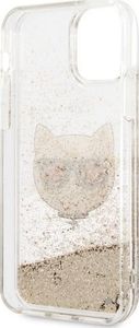 Karl Lagerfeld Etui Karl Lagerfeld do iPhone 11 Pro hardcase złoty/gold Glitter Choupette 6
