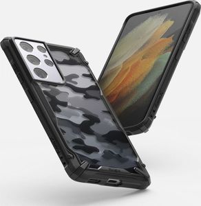 Ringke Etui Ringke Fusion X do Samsung Galaxy S21 Ultra Camo Black 2