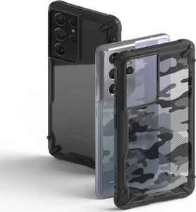 Ringke Etui Ringke Fusion X do Samsung Galaxy S21 Ultra Camo Black 3