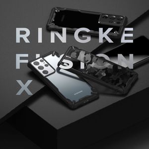 Ringke Etui Ringke Fusion X do Samsung Galaxy S21 Ultra Camo Black 8