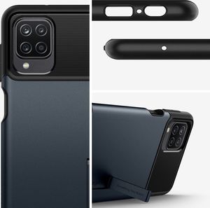 Spigen Etui Spigen Slim Armor do Samsung Galaxy A12 Metal Slate 2