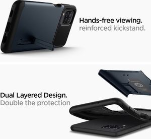 Spigen Etui Spigen Slim Armor do Samsung Galaxy A12 Metal Slate 6