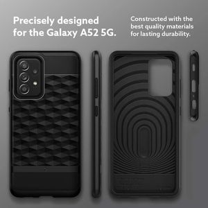Spigen Etui Bumper Caseology Parallax do Samsung Galaxy A52 LTE/5G Matte Black 4