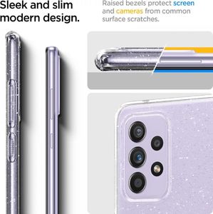 Spigen Etui Spigen Liquid Crystal do Samsung Galaxy A72 Glitter Crystal 4