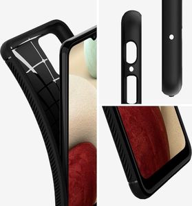 Spigen Etui Spigen Rugged Armor do Samsung Galaxy A12 Matte Black 3