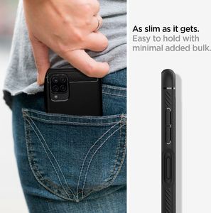 Spigen Etui Spigen Rugged Armor do Samsung Galaxy A12 Matte Black 5