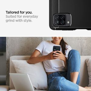 Spigen Etui Spigen Rugged Armor do Samsung Galaxy A12 Matte Black 6