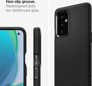 Spigen Etui Spigen Liquid Air do Oneplus 9 Matte Black 4