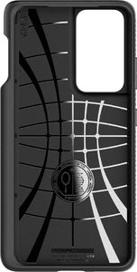 Spigen Etui Spigen Liquid Air Pen do Samsung Galaxy S21 Ultra Matte Black 3