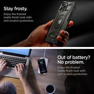 Spigen Etui Spigen Nitro Force do iPhone 12 Pro Max Matte Black 7