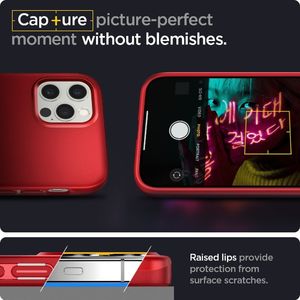 Spigen Etui Spigen Thin Fit do iPhone 12 / 12 Pro Red 15