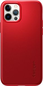 Spigen Etui Spigen Thin Fit do iPhone 12 / 12 Pro Red 4
