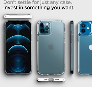 Spigen Etui Spigen Quartz Hybrid do iPhone 12 / 12 Pro Matte Clear 8