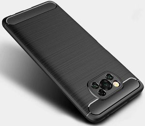 Tech-Protect Etui Tpucarbon do Xiaomi Poco X3 Pro / X3 NFC Black 4