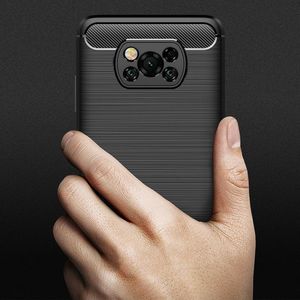 Tech-Protect Etui Tpucarbon do Xiaomi Poco X3 Pro / X3 NFC Black 7