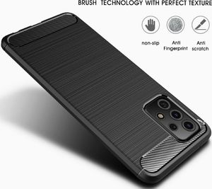Tech-Protect Etui Tpucarbon do Samsung Galaxy A52 LTE/5G Black 3