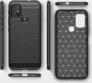 Tech-Protect Etui Tpucarbon do Motorola Moto G10 / G30 Black 5