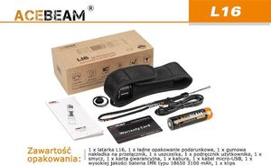 Latarka Acebeam Latarka L16 CREE XHP35 HI LED 8