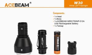 Latarka Acebeam Latarka Acebeam W30 5000K-2408 Metrów 5