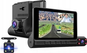 Wideorejestrator Farrot rejestrator jazdy 3 kamery cofania ekran dotykowy 3