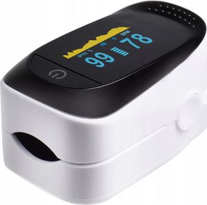 Pulsoksymetr Aludra Medyczny pulsoksymetr palcowy iMDK C101A2 biały, nasycenie krwi tlenem 3