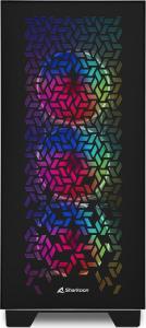 Obudowa Sharkoon Elite Shark CA300H ARGB Czarna 2