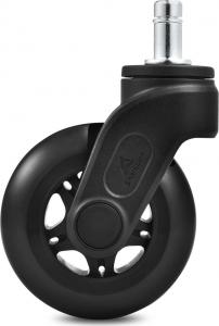 Sharkoon kółka do fotela SW10 5szt. czarne 4