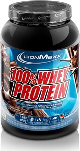 IronMaxx Ironmaxx 100% Whey Protein 900g - odżywka białkowa Ekwadorska czekolada 1
