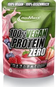 IronMaxx 100% Vegan Protein Zero- Białko wegańskie 500g Owocowy 1