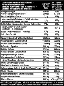 IronMaxx Ironmaxx Hellfire Fatburner - Spalacz tłuszczu 60 kap. 2