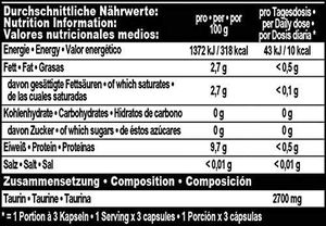 IronMaxx Ironmaxx Tauryna 130 kapsułek 2